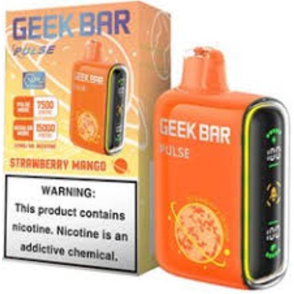 GEEK BAR 15K PULSE STRAWBERRY MANGO | Authentic Disposable Vape | iPuff24 Texas