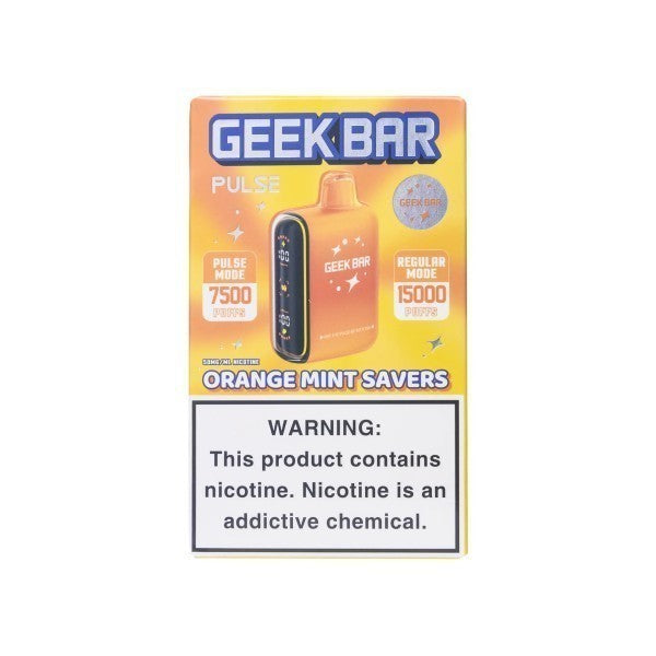 GEEK BAR 15K ORANGE MINT SAVERS | Authentic Disposable Vape | iPuff24 Texas
