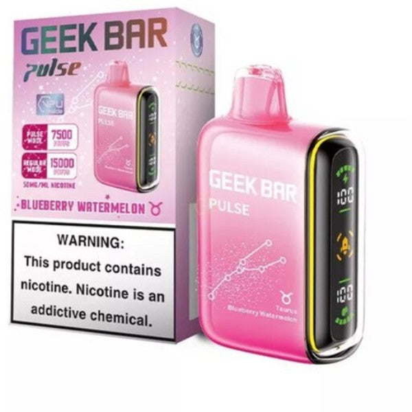 GEEK BAR 15K PULSE BLUEBERRY WATERMELON | Authentic Disposable Vape | iPuff24 Texas