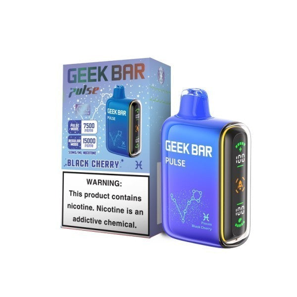 GEEK BAR 15K BLACK CHERRY | Authentic Disposable Vape | iPuff24 Texas