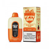 FIFTY BAR 20K SOUR PEACH RINGZ | Authentic Disposable Vape | iPuff24 Texas