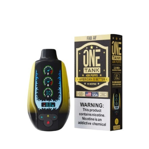 ONE TANK 40K - FAB AF | Authentic Disposable Vape | iPuff24 Texas