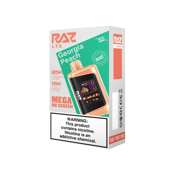 RAZ LTX 25K - GEORGIA PEACH | Authentic Disposable Vape | iPuff24 Texas