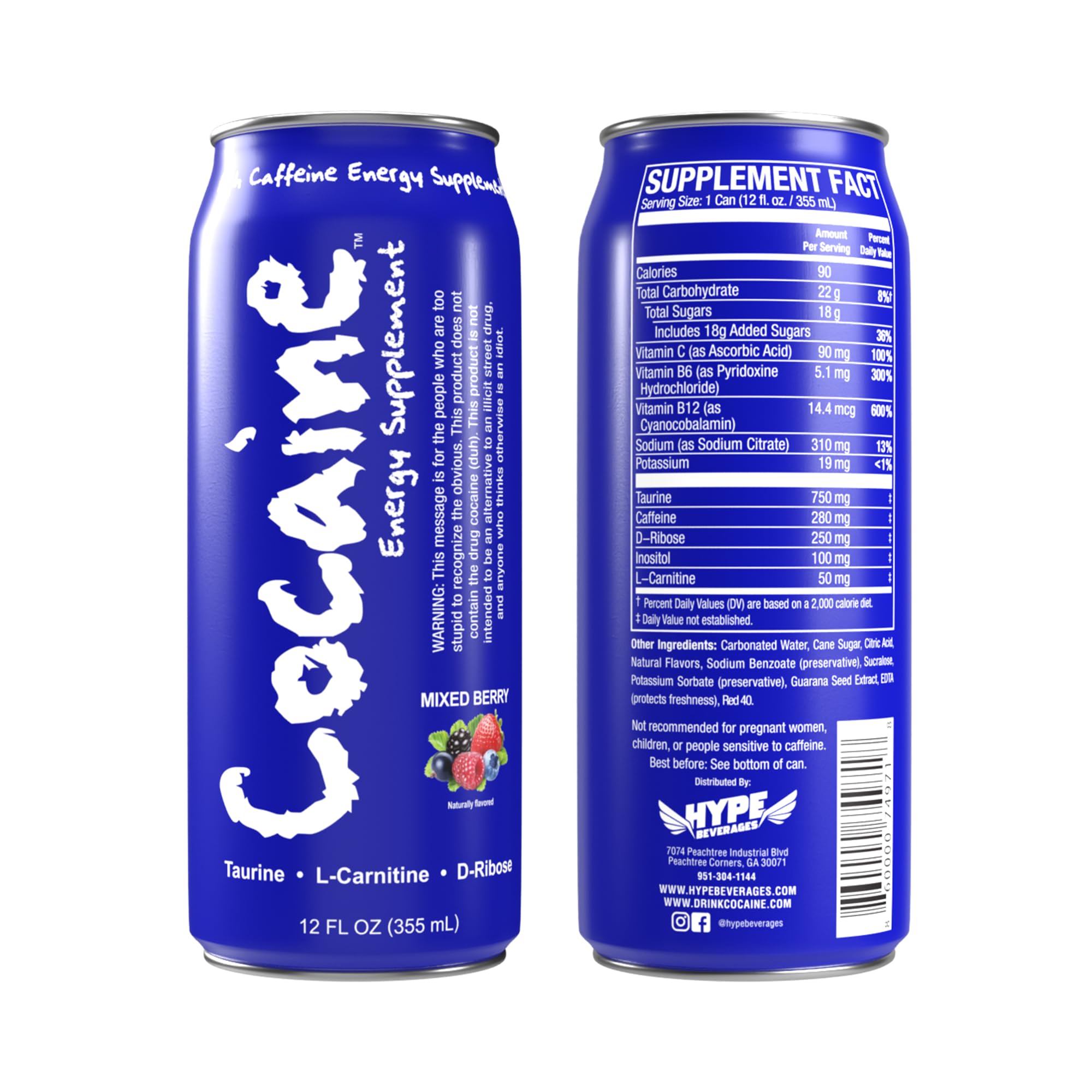 COCAINE MIX BERRY ENERGY DRINK | Authentic Disposable Vape | iPuff24 Texas
