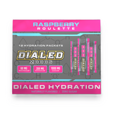 DIALED HYDRATION PACK 12CT  RASPBERRY ROULETTE | Authentic Disposable Vape | iPuff24 Texas