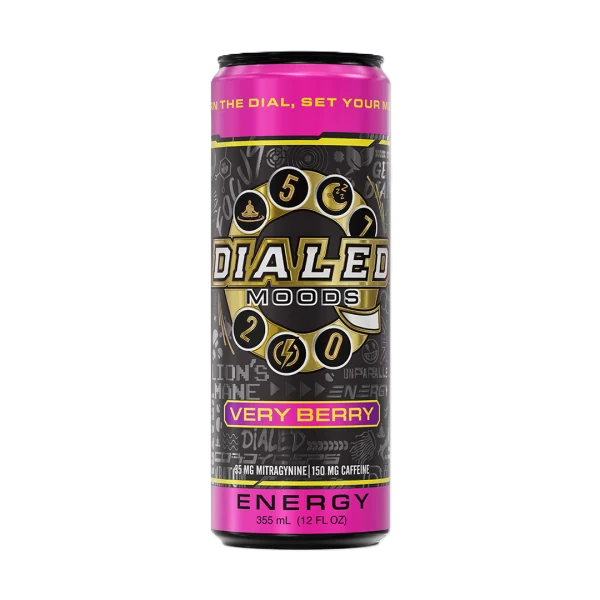 DIALED MOODS 150MG VERY BERRY 355ML | Authentic Disposable Vape | iPuff24 Texas