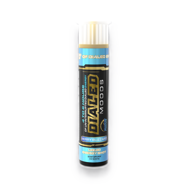 DIALED MOODS LIQUID ENERGY BERRY BLIZZARD | Authentic Disposable Vape | iPuff24 Texas