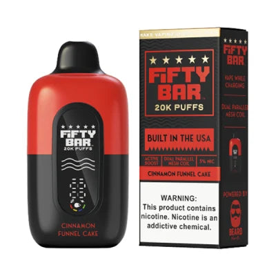 FIFTYBAR20KCINNAMONFUNNELCAKEUSA - iPuff24