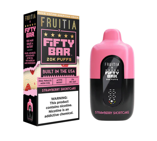 FIFTYBAR20KSTRAWBERRYSHORTCAKE - iPuff24
