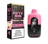 FIFTY BAR 20K STRAWBERRY SHORTCAKE | Authentic Disposable Vape | iPuff24 Texas