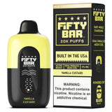 FIFTY BAR 20K VANILLA CUSTARD USA | Authentic Disposable Vape | iPuff24 Texas