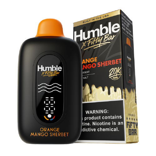 FIFTY BAR HUMBLE 20K - ORANGE MANGO SHERBET | Authentic Disposable Vape | iPuff24 Texas
