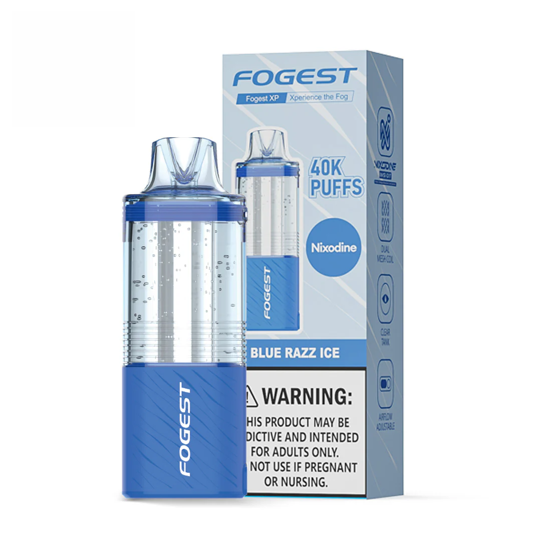 FOGEST 40K - BLUE RAZZ ICE | Authentic Disposable Vape | iPuff24 Texas