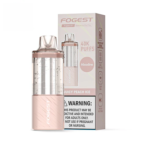 FOGEST 40K - JUICY PEACH ICE | Authentic Disposable Vape | iPuff24 Texas