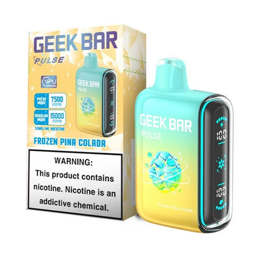 GEEK BAR 15K PULSE FROZEN PINA COLADA | Authentic Disposable Vape | iPuff24 Texas