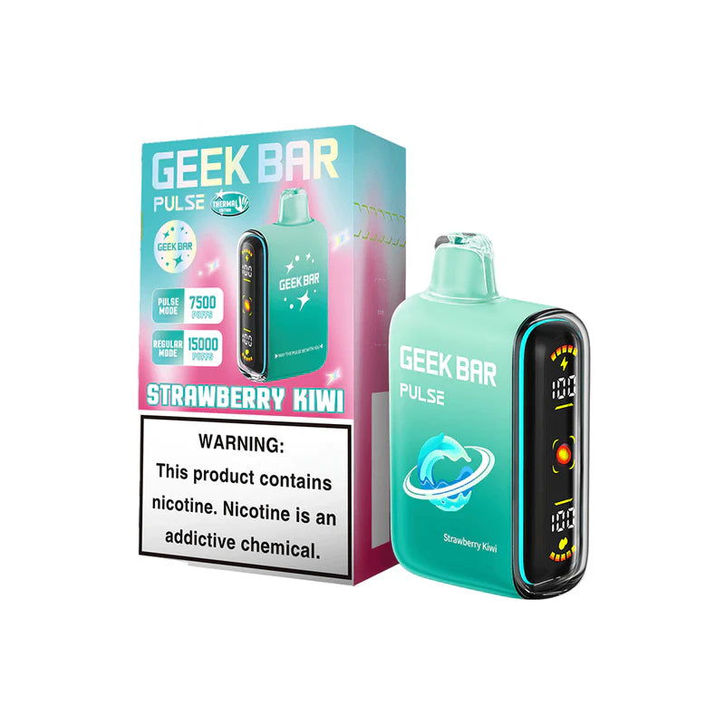 GEEK BAR 15K PULSE STRAWBERRY KIWI | Authentic Disposable Vape | iPuff24 Texas