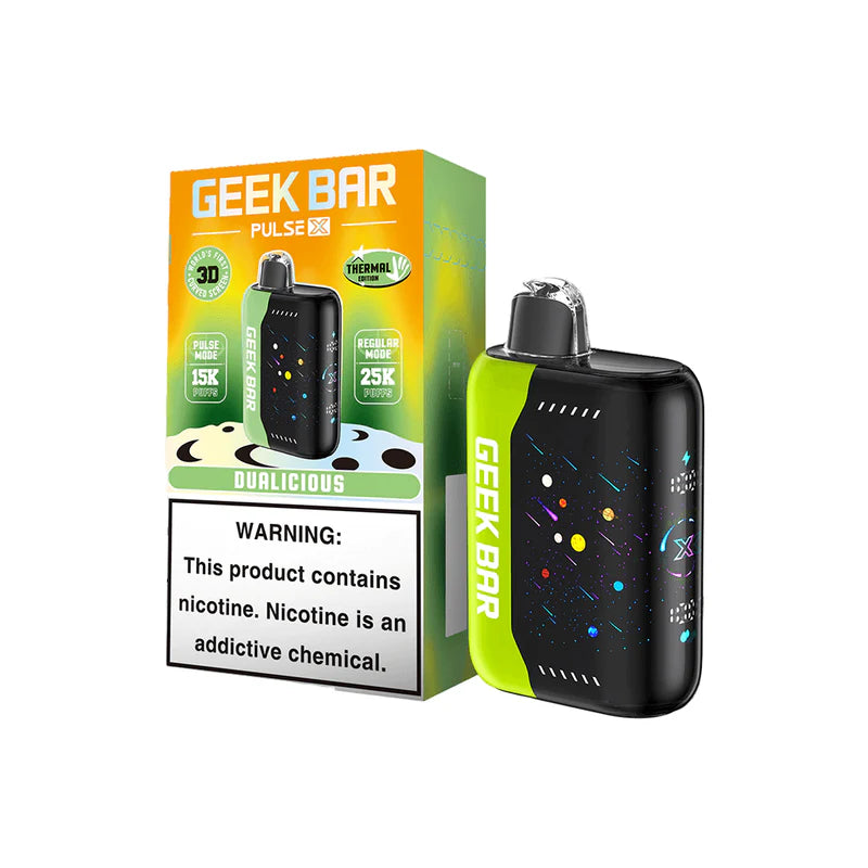 GEEK BAR 25K PULSE X DUALICIOUS | Authentic Disposable Vape | iPuff24 Texas