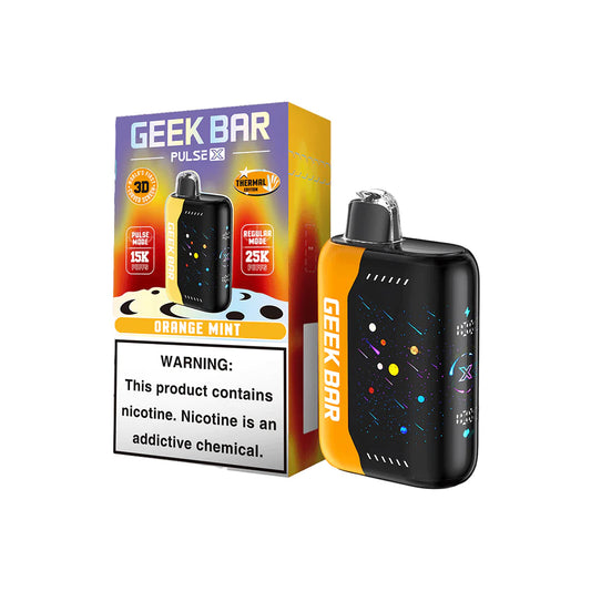GEEK BAR 25K PULSE X ORANGE MINT | Authentic Disposable Vape | iPuff24 Texas