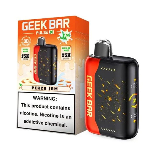 GEEK BAR 25K PULSE X PEACH JAM | Authentic Disposable Vape | iPuff24 Texas