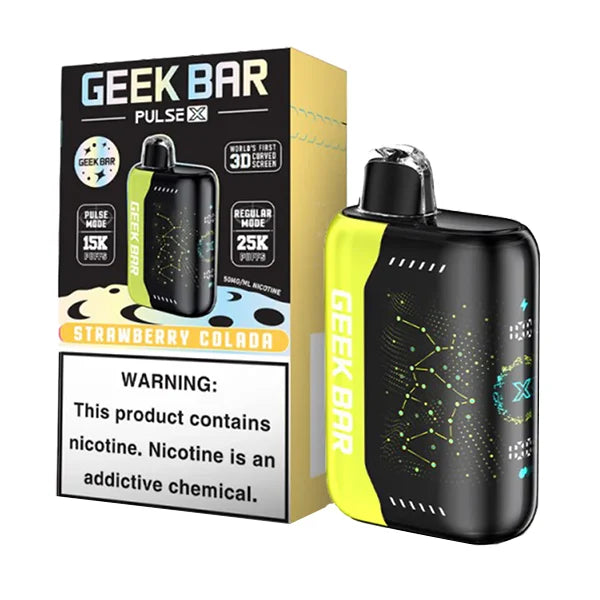 GEEK BAR 25K PULSE X STRAWBERRY COLADA | Authentic Disposable Vape | iPuff24 Texas