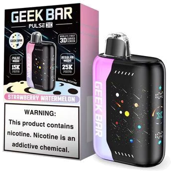 GEEK BAR 25K PULSE X STRAWBERRY WATERMELON | Authentic Disposable Vape | iPuff24 Texas