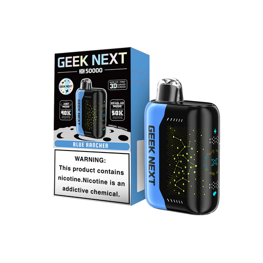 GEEK NEXT 50K - BLUE RANCHER | Authentic Disposable Vape | iPuff24 Texas