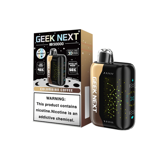 GEEK NEXT 50K - COLUMBIAN COFFEE | Authentic Disposable Vape | iPuff24 Texas