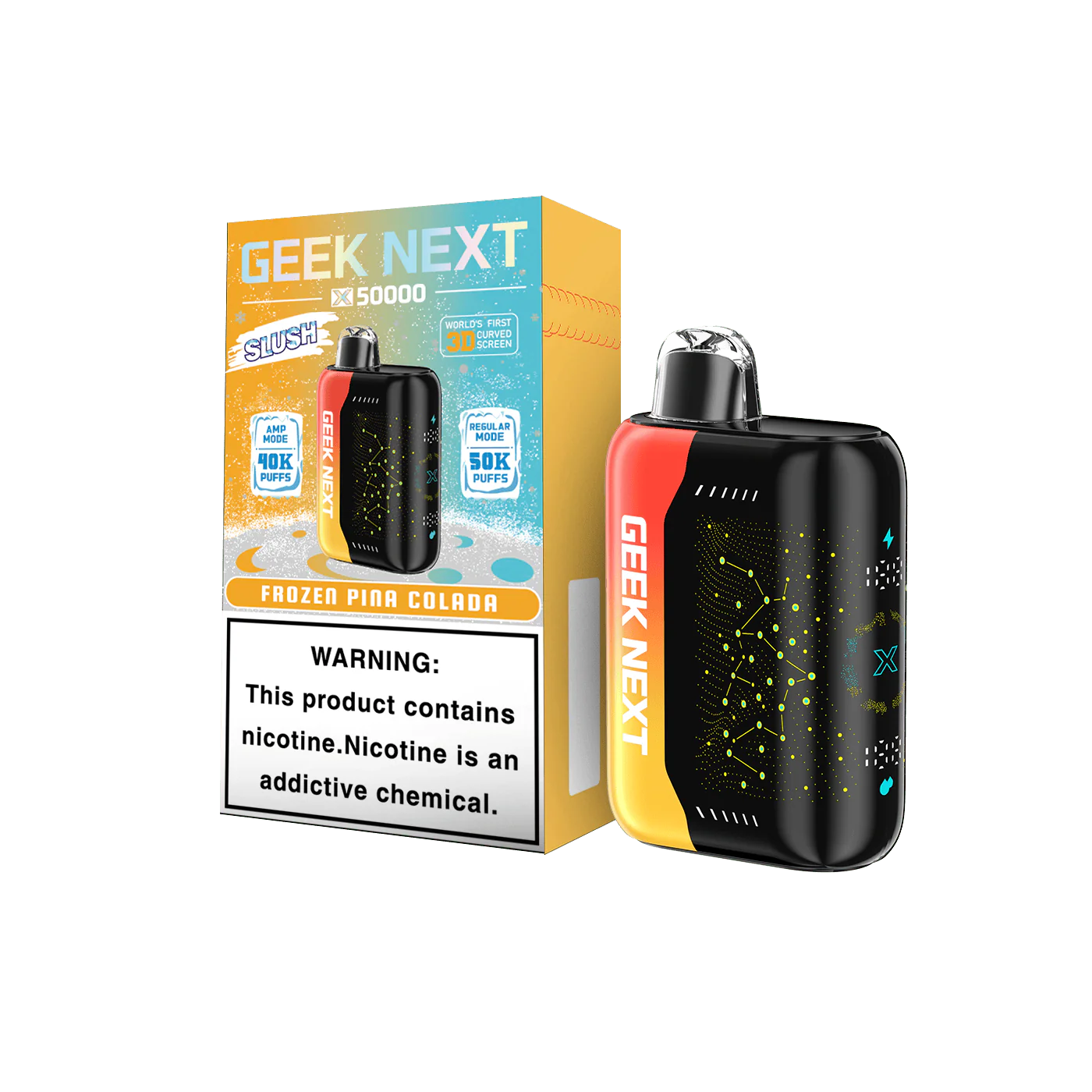 GEEK NEXT 50K - FROZEN PINA COLADA | Authentic Disposable Vape | iPuff24 Texas