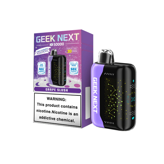 GEEK NEXT 50K - GRAPE SLUSH | Authentic Disposable Vape | iPuff24 Texas