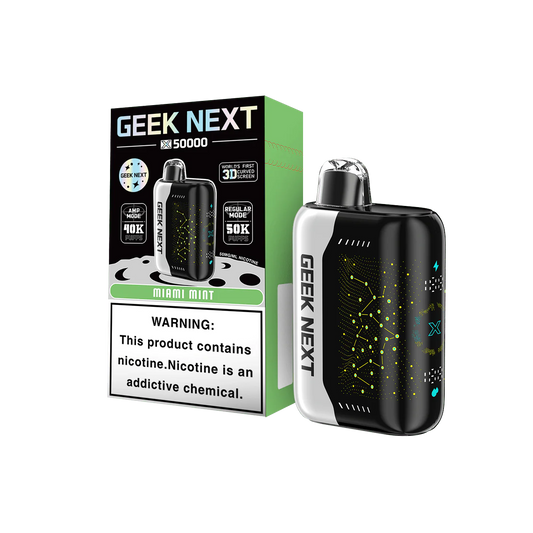 GEEK NEXT 50K - MIAMI MINT | Authentic Disposable Vape | iPuff24 Texas