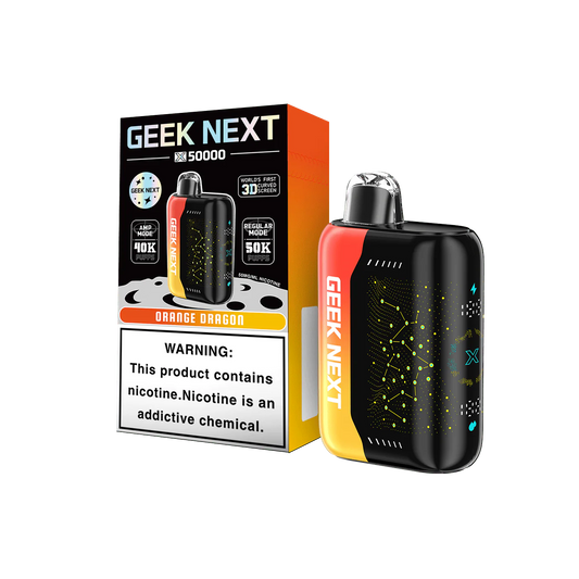 GEEK NEXT 50K - ORANGE DRAGON | Authentic Disposable Vape | iPuff24 Texas