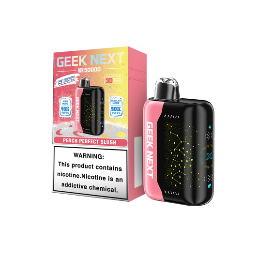 GEEK NEXT 50K - PEACH PERFECT SLUSH | Authentic Disposable Vape | iPuff24 Texas