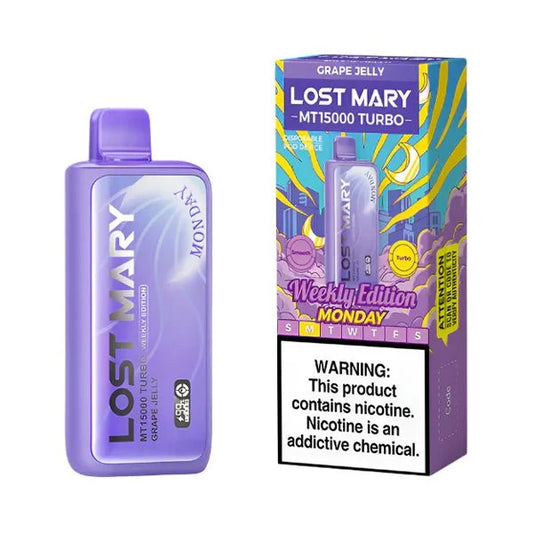 LOST MARY 15K GRAPE JELLY | Authentic Disposable Vape | iPuff24 Texas