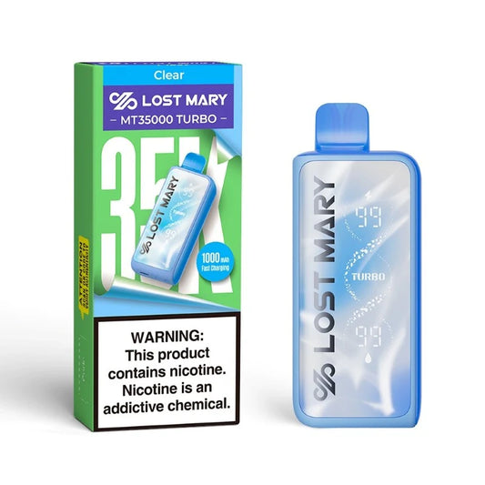 LOST MARY 35K - CLEAR | Authentic Disposable Vape | iPuff24 Texas