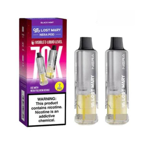 LOST MARY 70K POD - BLACK MINT | Authentic Disposable Vape | iPuff24 Texas