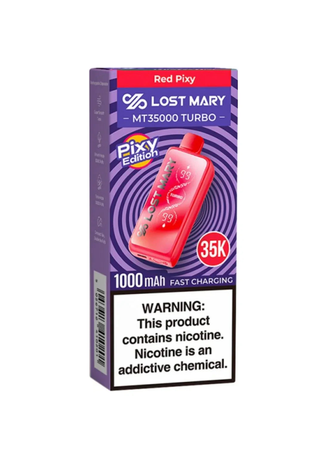 LOST MARY PIXY 35K PIXY EDITION - RED PIXY | Authentic Disposable Vape | iPuff24 Texas