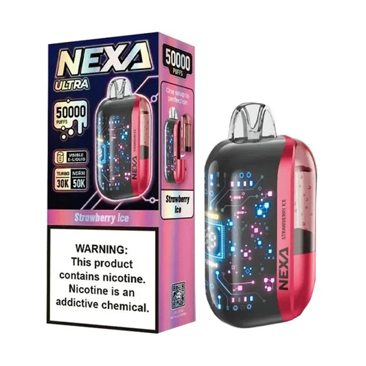 NEXA 50K - Strawberry Ice | Authentic Disposable Vape | iPuff24 Texas