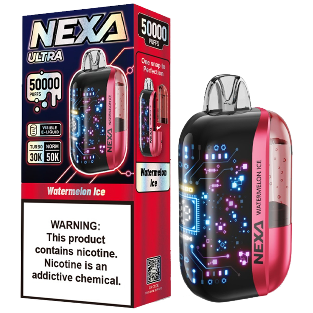 NEXA 50K - Watermelon Ice | Authentic Disposable Vape | iPuff24 Texas
