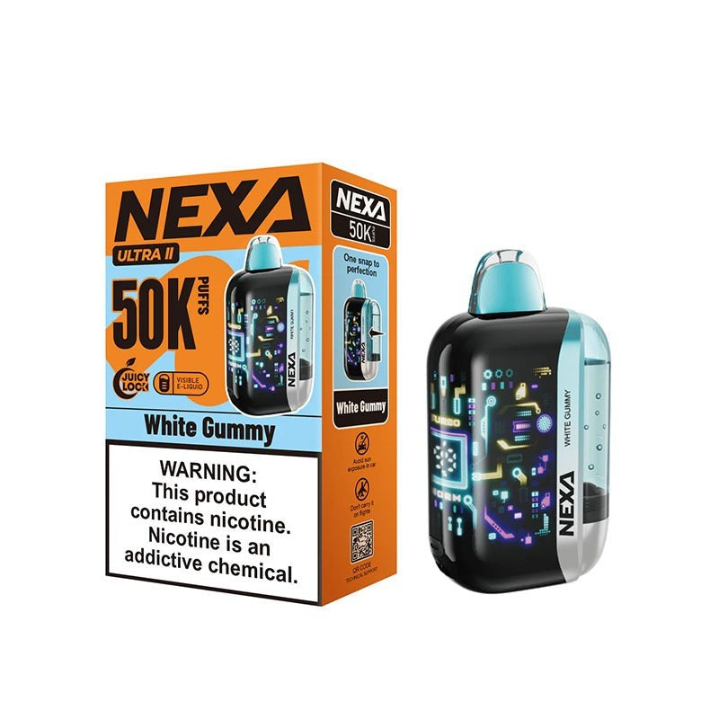NEXA 50K - White Gummy | Authentic Disposable Vape | iPuff24 Texas