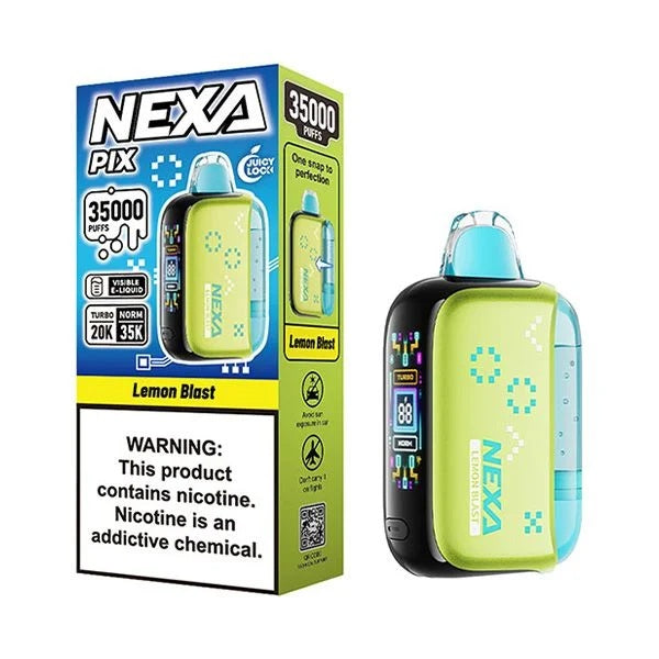 NEXA PIX 35K PUFF 5PK LEMON BLAST | Authentic Disposable Vape | iPuff24 Texas