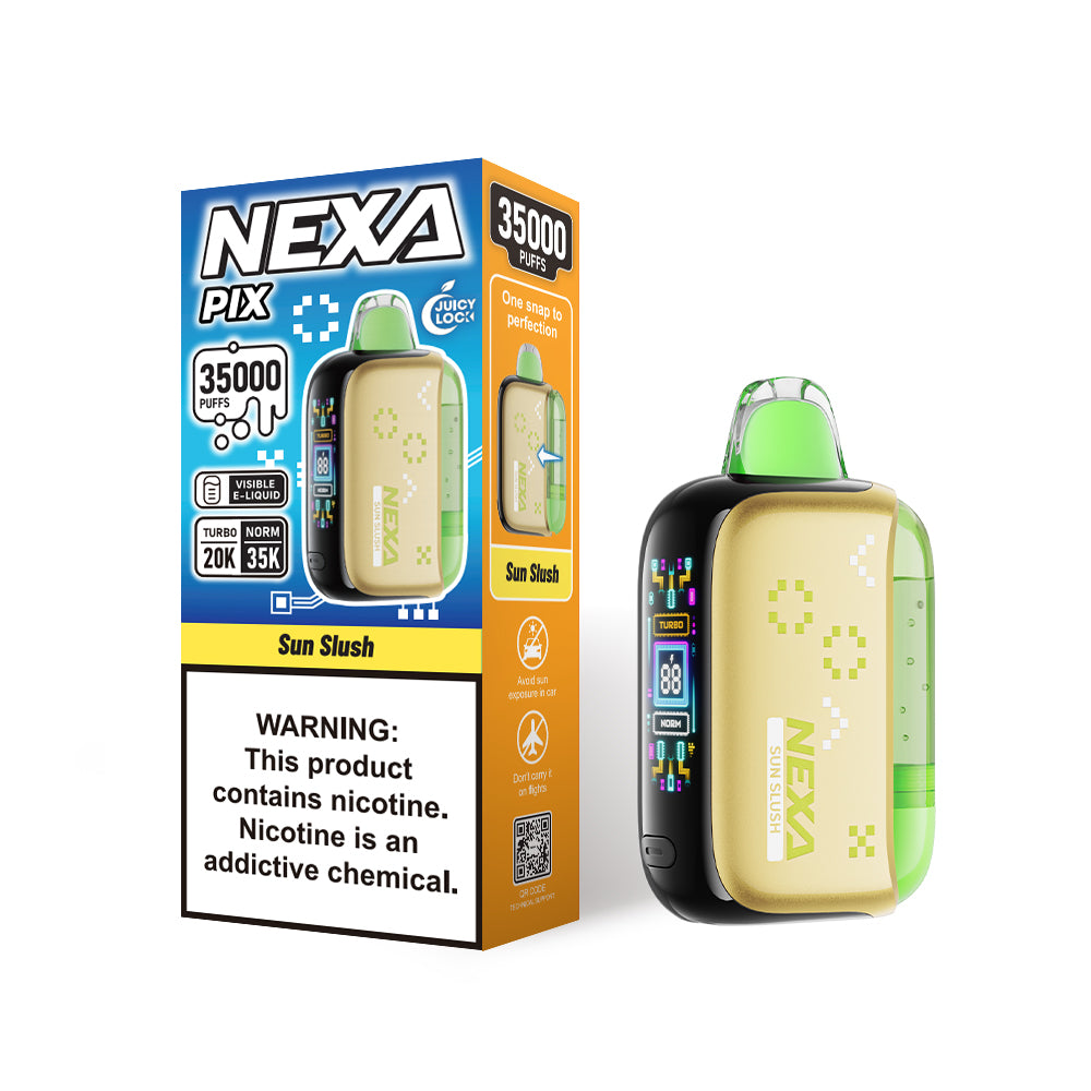 NEXA PIX 35K (USA) - SUN SLUSH | Authentic Disposable Vape | iPuff24 Texas