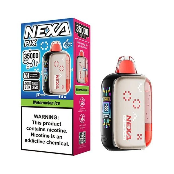 NEXA PIX 35K (USA) - WATERMELON ICE | Authentic Disposable Vape | iPuff24 Texas