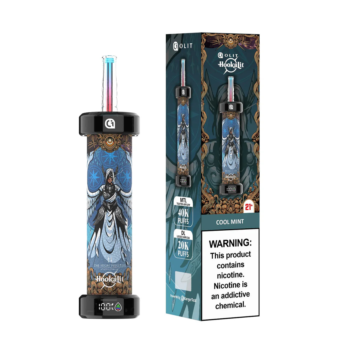 OLIT HOOKALIT 0.35 NIC 40K PUFFS COOL MINT