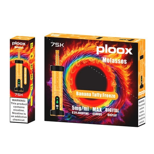 PLOOX MOLASSES 75K BANANA TAFFY FREEZE
