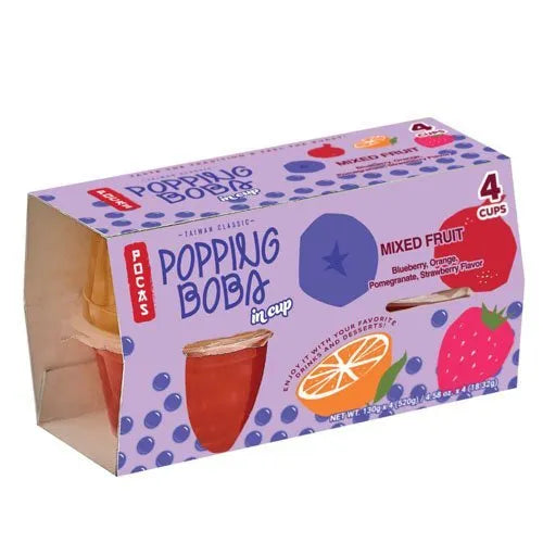 POCAS POPPING BUBBA CUP 4PK - MIX FRUITS | Authentic Disposable Vape | iPuff24 Texas