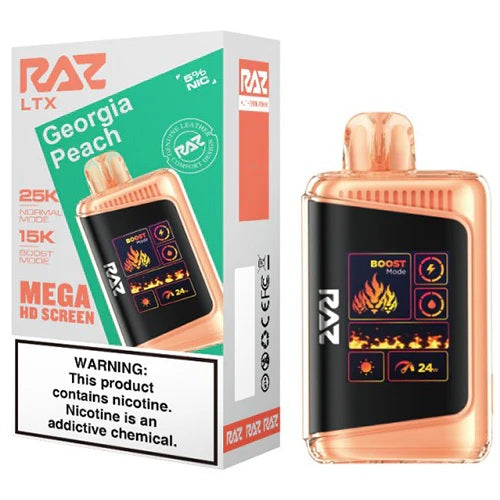 RAZ RX 25K - GEORGIA PEACH | Authentic Disposable Vape | iPuff24 Texas