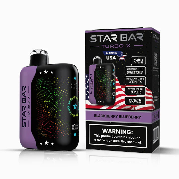STAR BAR 30K - BLACKBERRY BLUEBERRY | Authentic Disposable Vape | iPuff24 Texas