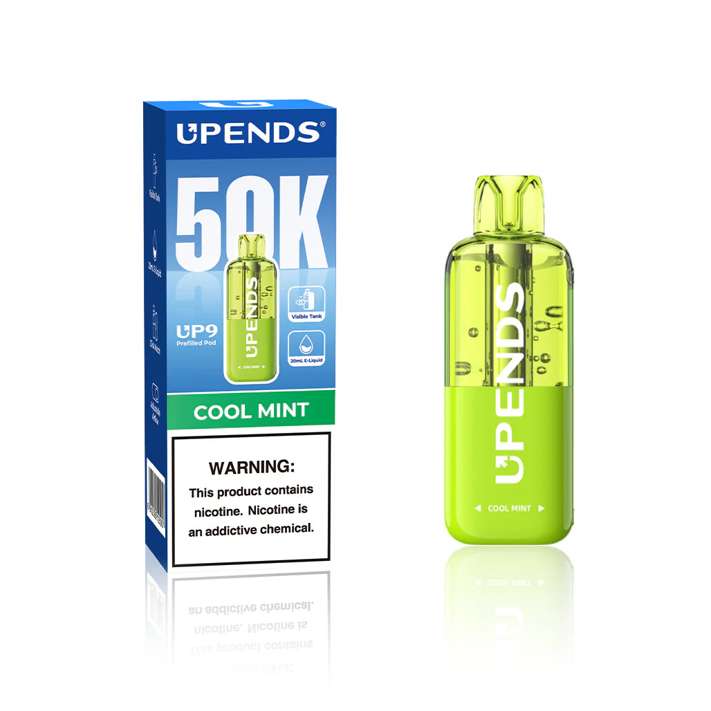 UPENDS 50K POD - COOL MINT | Authentic Disposable Vape | iPuff24 Texas