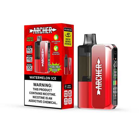 ARCHER 60K - WATERMELON ICE | Authentic Disposable Vape | iPuff24 Texas