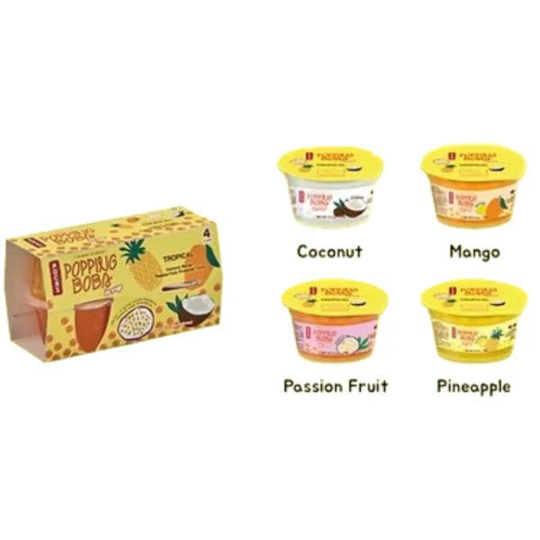 POCAS POPPING BUBBA CUP 4PK - TROPICAL | Authentic Disposable Vape | iPuff24 Texas
